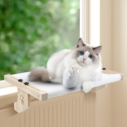 HEMWEE Cat Window Perch, Large Cat Bed Seat