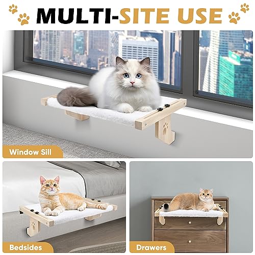 HEMWEE Cat Window Perch, Large Cat Bed Seat