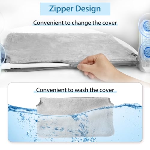 2pc Cordless Cat Window Perch with Soft Reversible Cover