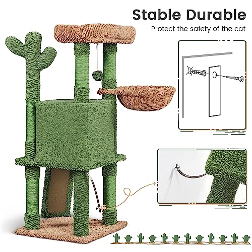 Yaheetech Cactus Cat Tree - Multi-Level Pet Furniture