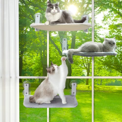 Foldable Cat Window Perch Hammock with Suction Cups