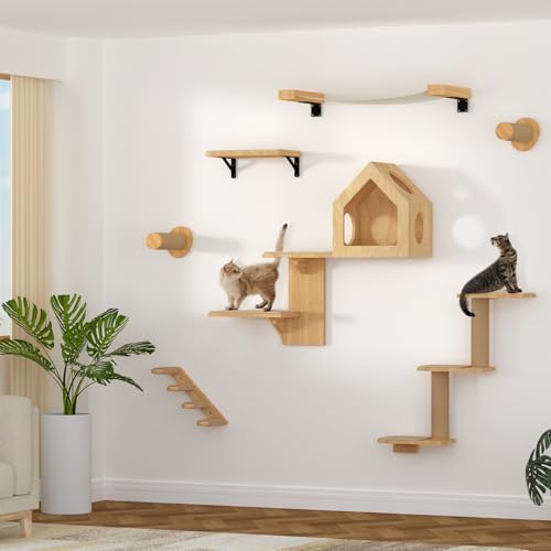 FUKUMARU 3-in-1 Cat Wall Jungle and Tower