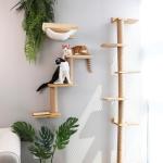 FUKUMARU 3-in-1 Cat Wall Jungle and Tower