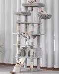 Heybly 78" Multi-Level Cat Tower with Big Caves