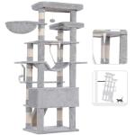 Heybly 78" Multi-Level Cat Tower with Big Caves