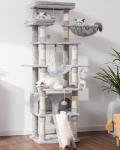 Heybly 78" Multi-Level Cat Tower with Big Caves