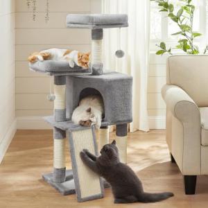 Feandrea 45.3-Inch Cat Tower with Scratching Post