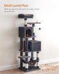Feandrea 61-Inch Cat Tower with Multi-level Condo