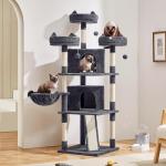 Large Cat Condo with Scratching Posts & Perches