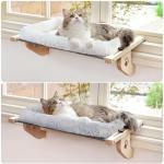 AMOSIJOY Sturdy Cat Hammock Window Perch Bed