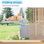 2pc Cordless Cat Window Perch with Soft Reversible Cover