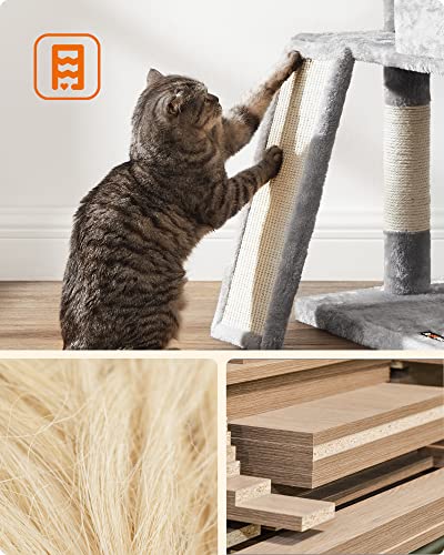 Feandrea 45.3-Inch Cat Tower with Scratching Post