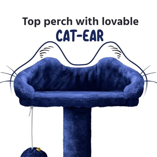 Yaheetech 54in Cat Tree Tower with Scratching Post