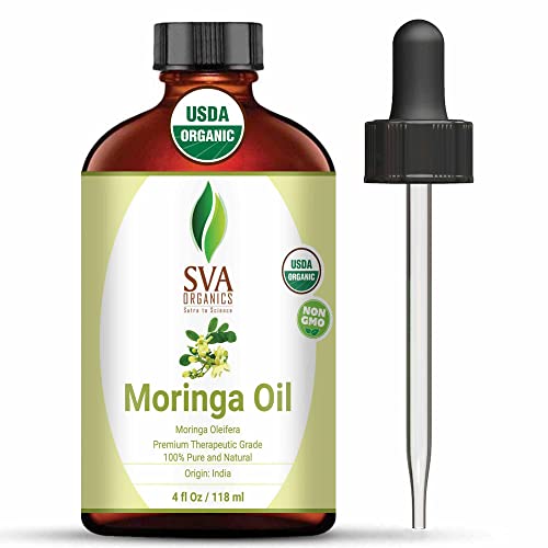 Organic Moringa Oil for Skin, Hair & Aromatherapy