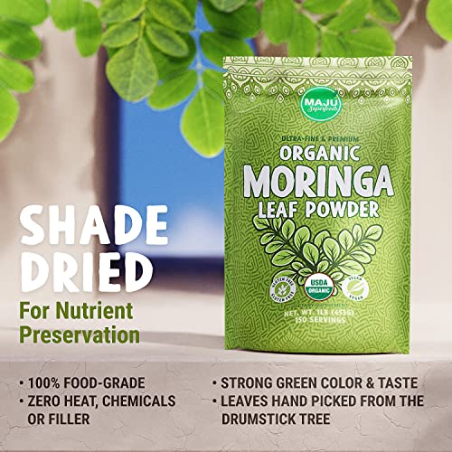Organic Moringa Powder for Tea & Smoothies