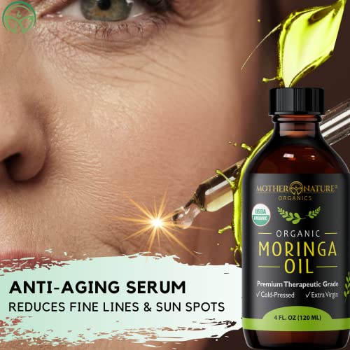 Organic Moringa Oil for Skin and Hair