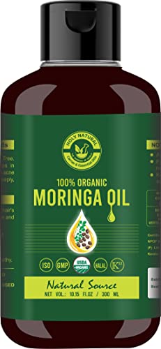 USDA Certified Organic Moringa Oil (300ml)