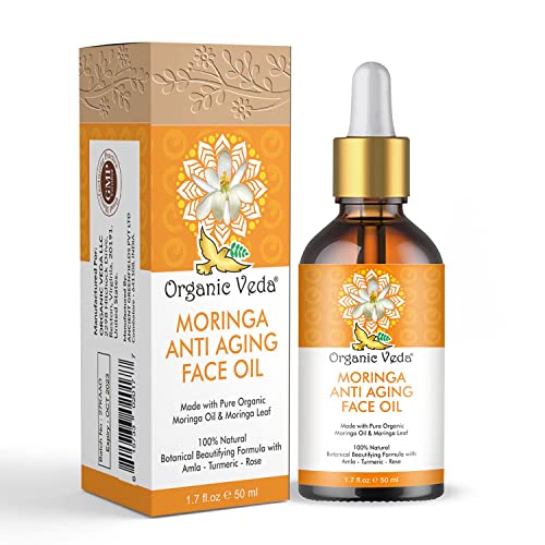 Organic Moringa Face Oil with Anti-Aging Properties