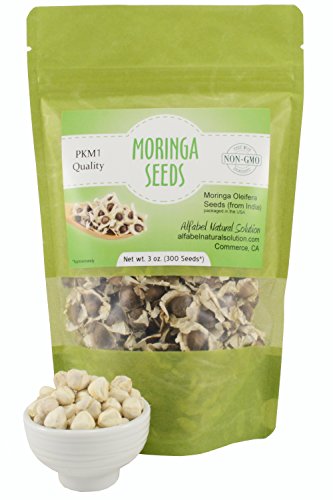 Premium Organic Moringa Oleifera Seeds - 3 oz