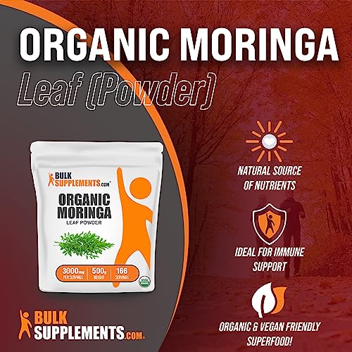Organic Moringa Leaf Powder: Superfood Supplement