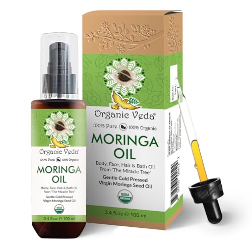 Organic Moringa Oil for Face and Body