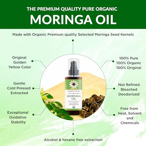 Organic Moringa Oil for Face and Body