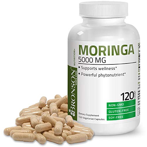 Extra Strength Moringa Powder Capsules, 120 count