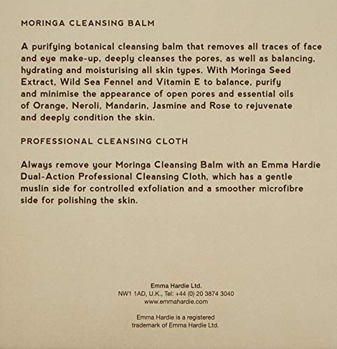 Moringa Oil Cleansing Balm with Microfiber Cloth