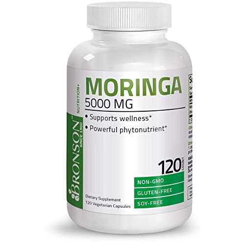 Extra Strength Moringa Powder Capsules, 120 count