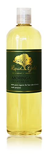 Organic Moringa Oil for Hair, Skin & Nails