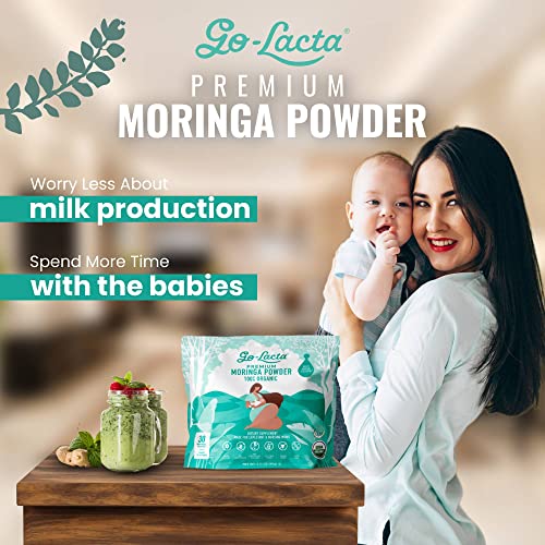 Premium Organic Moringa Powder for Breastfeeding Moms