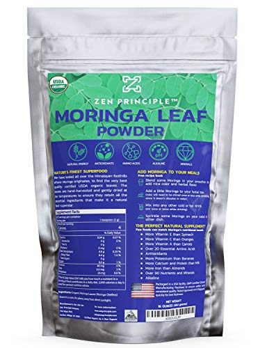 Organic Sun-Dried Moringa Powder - Energy Boost Superfood