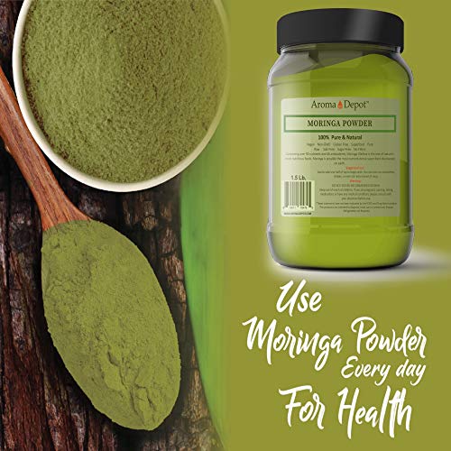 Raw Moringa Powder from India - 24 oz