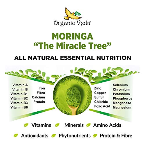 Organic Moringa Powder for Overall Health - 1lb
