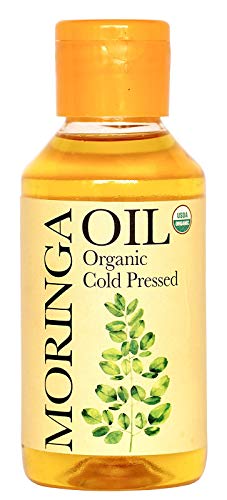 Organic Moringa Oil: Extra Virgin, Cold Pressed (4 fl oz)
