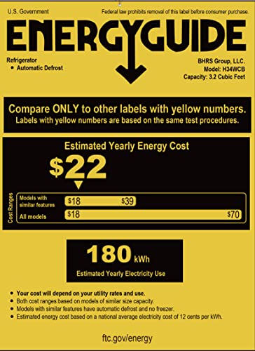 Honeywell H34WCB Wine Cooler, Black