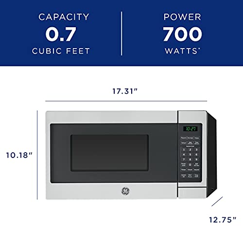 GE 0.7 Cu. Ft. Stainless Steel Microwave