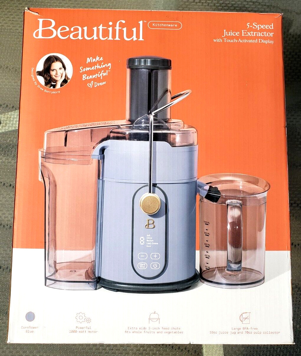 Drew Barrymore's Blue Electric Juice Extractor