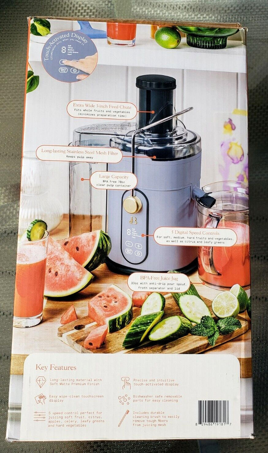 Drew Barrymore's Blue Electric Juice Extractor