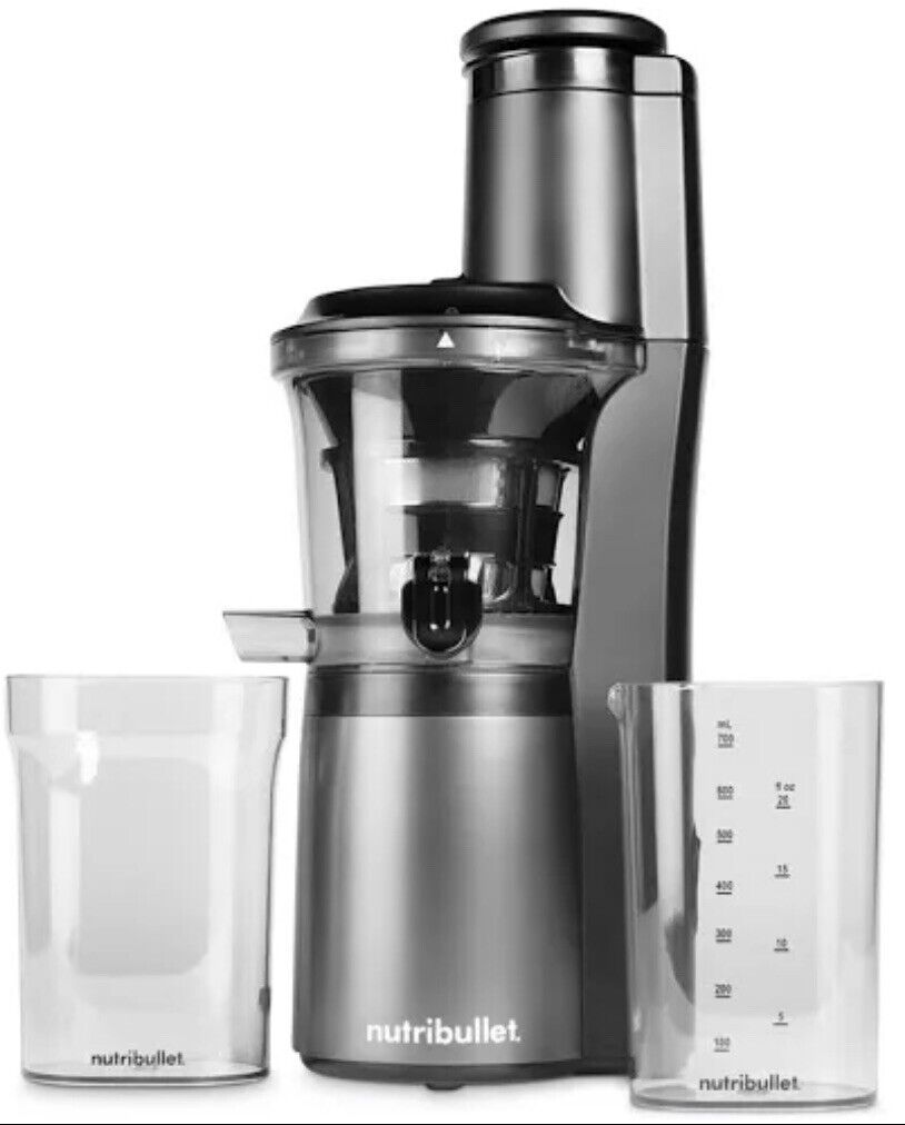 NutriBullet Slow Juicer, GrayClearBlackMulti-color, Model NBJ50300