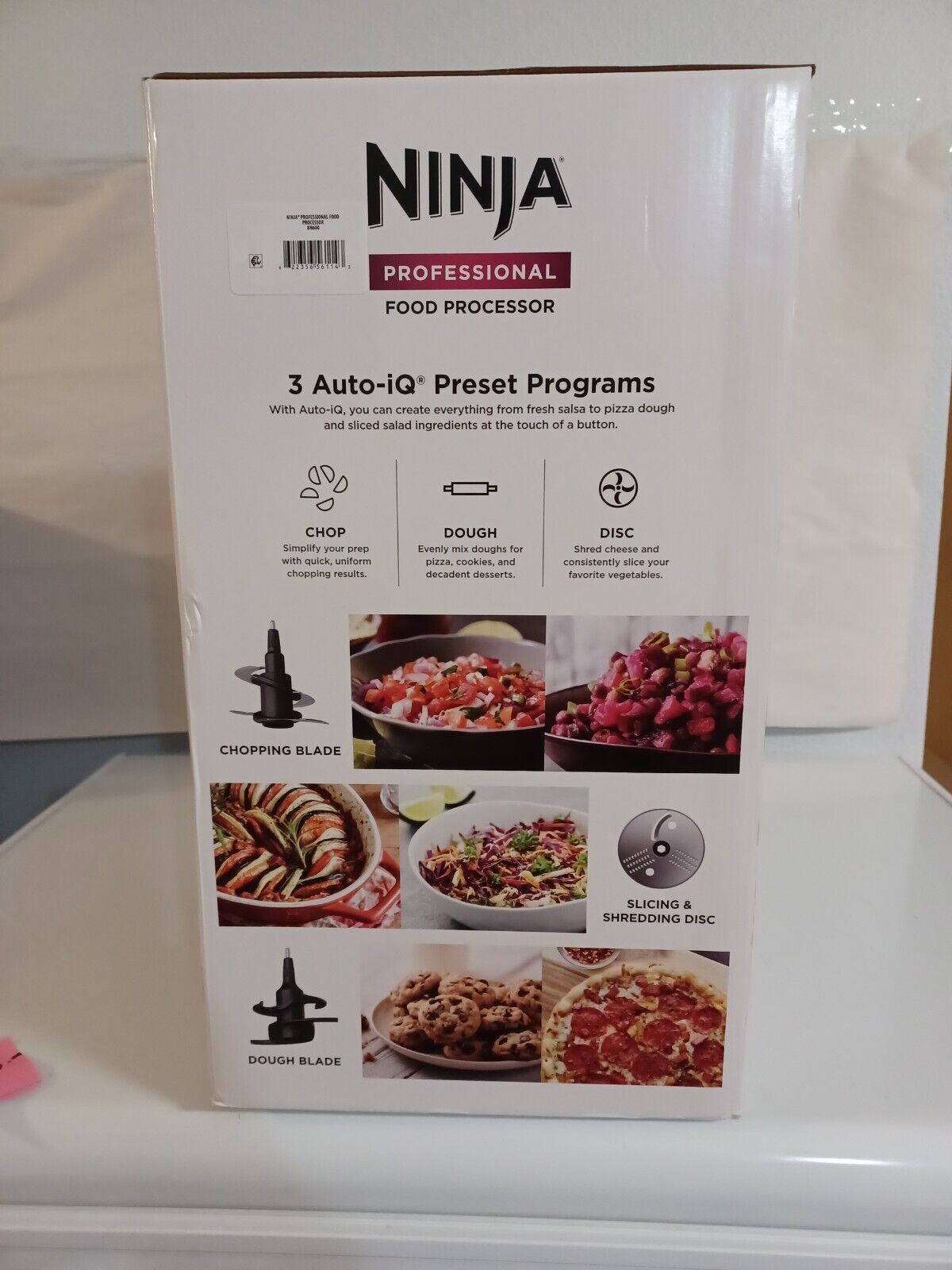 Ninja Pro Food Processor, 850W, 9-Cup, Auto-iQ