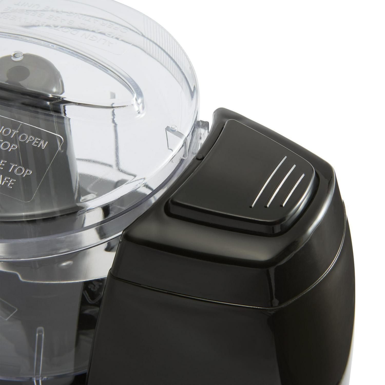 Mainstays 1.5 Cup, One-Touch Pulse , Mini Food Chopper, Black
