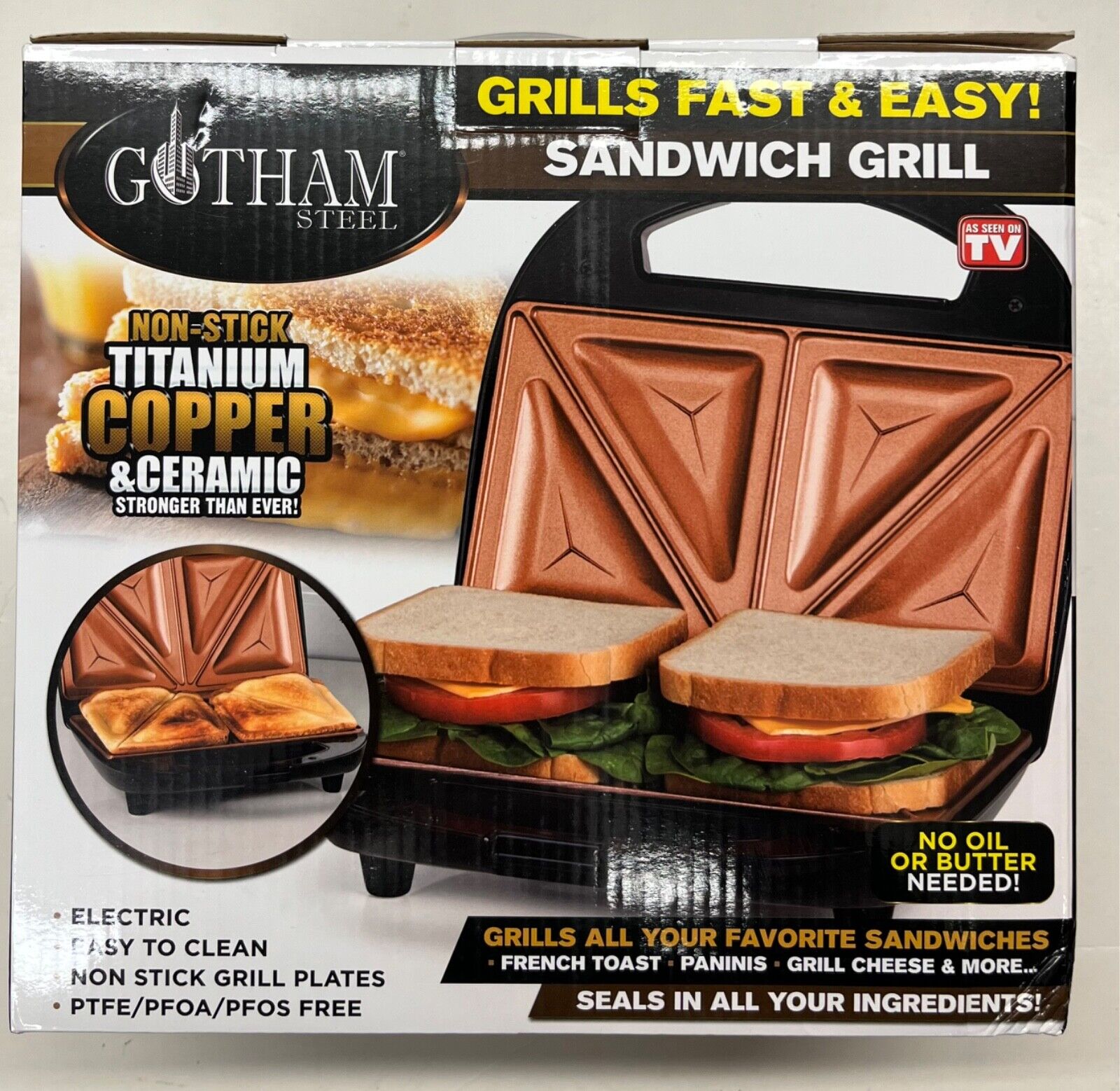 Gotham Steel Sandwich Grill 