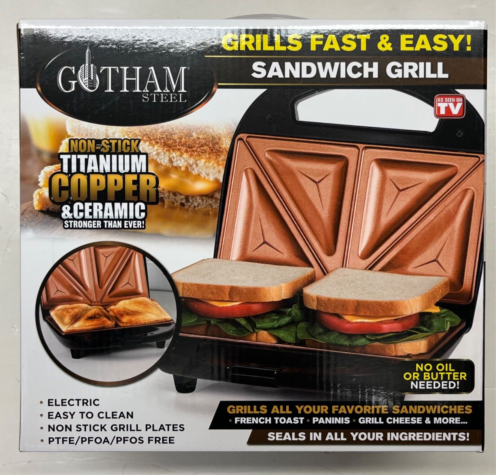 Gotham Steel Sandwich Grill 