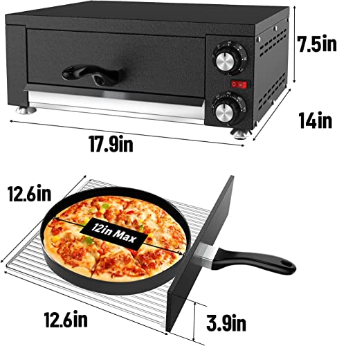 Electric Countertop Pizza Oven for Home Kitchen