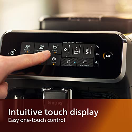 Philips Automatic Espresso Machine with Milk Frother, Black