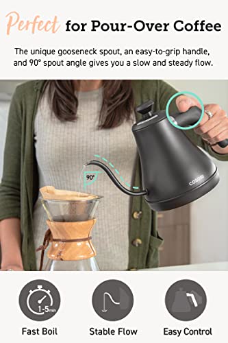 Gooseneck Electric Kettle with Temperature Control