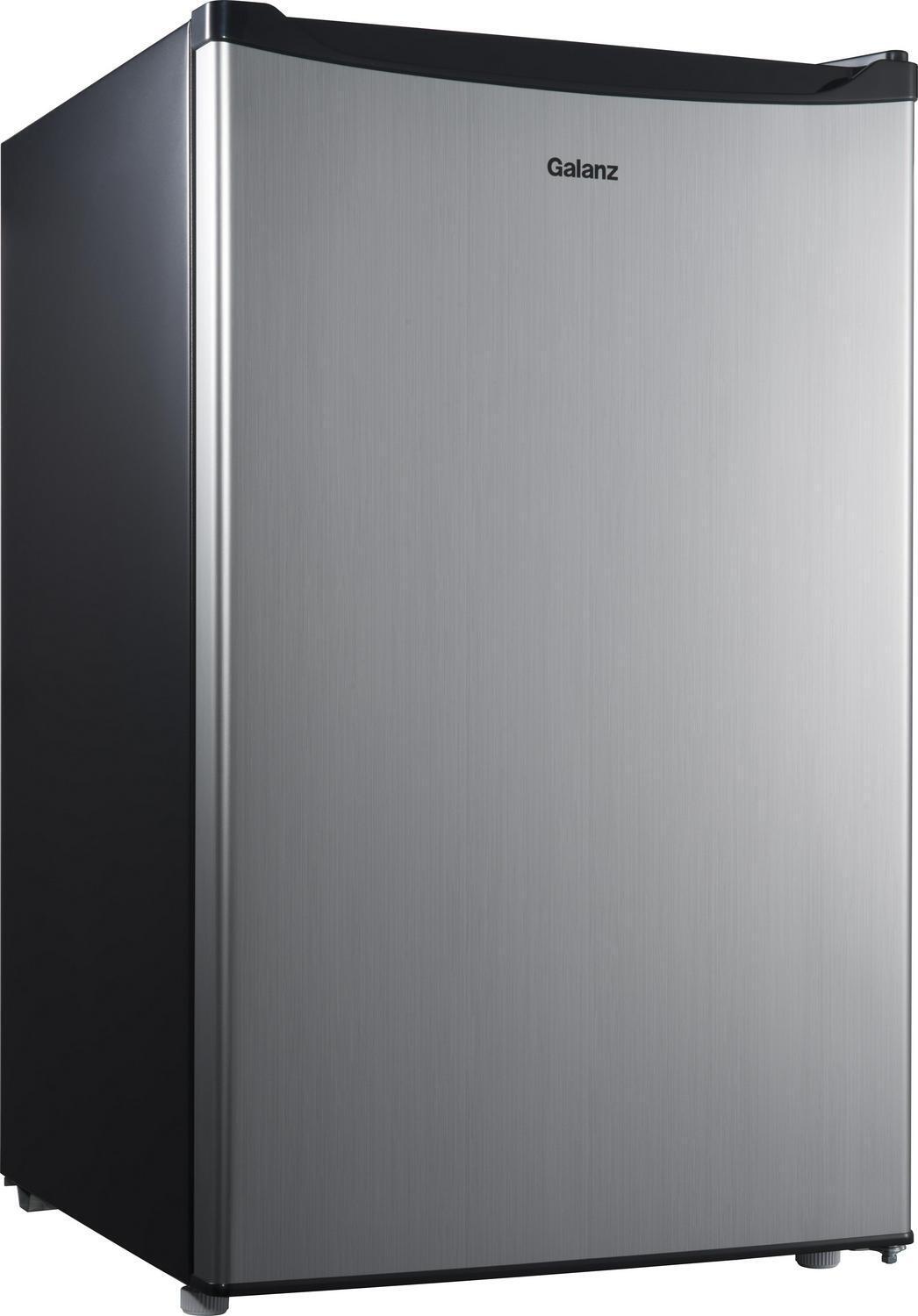 Galanz Stainless Steel Mini Fridge, 4.3 cu ft