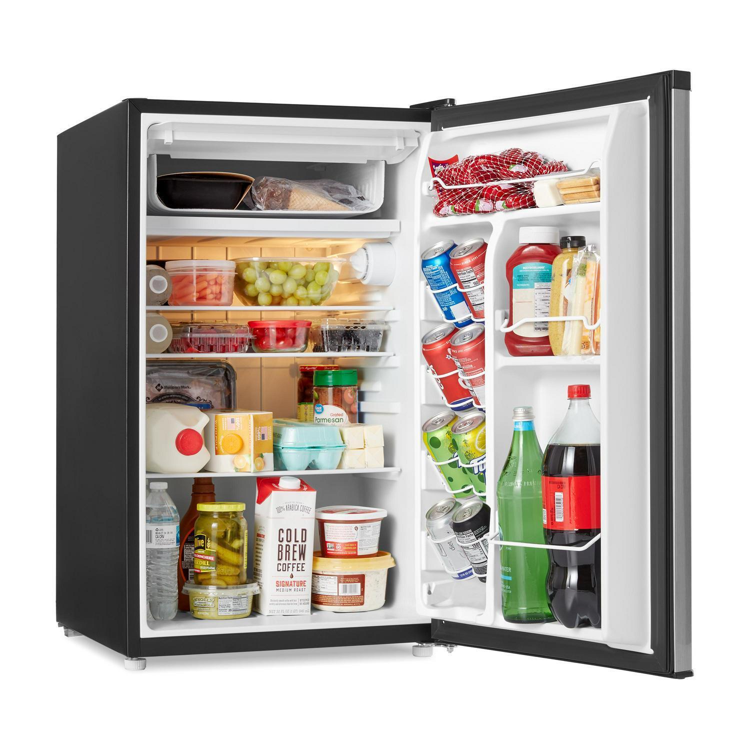Galanz Stainless Steel Mini Fridge, 4.3 cu ft