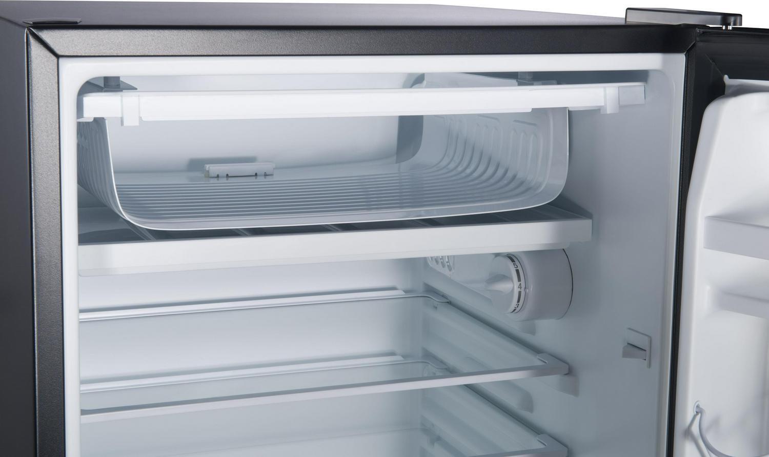 Galanz Stainless Steel Mini Fridge, 4.3 cu ft